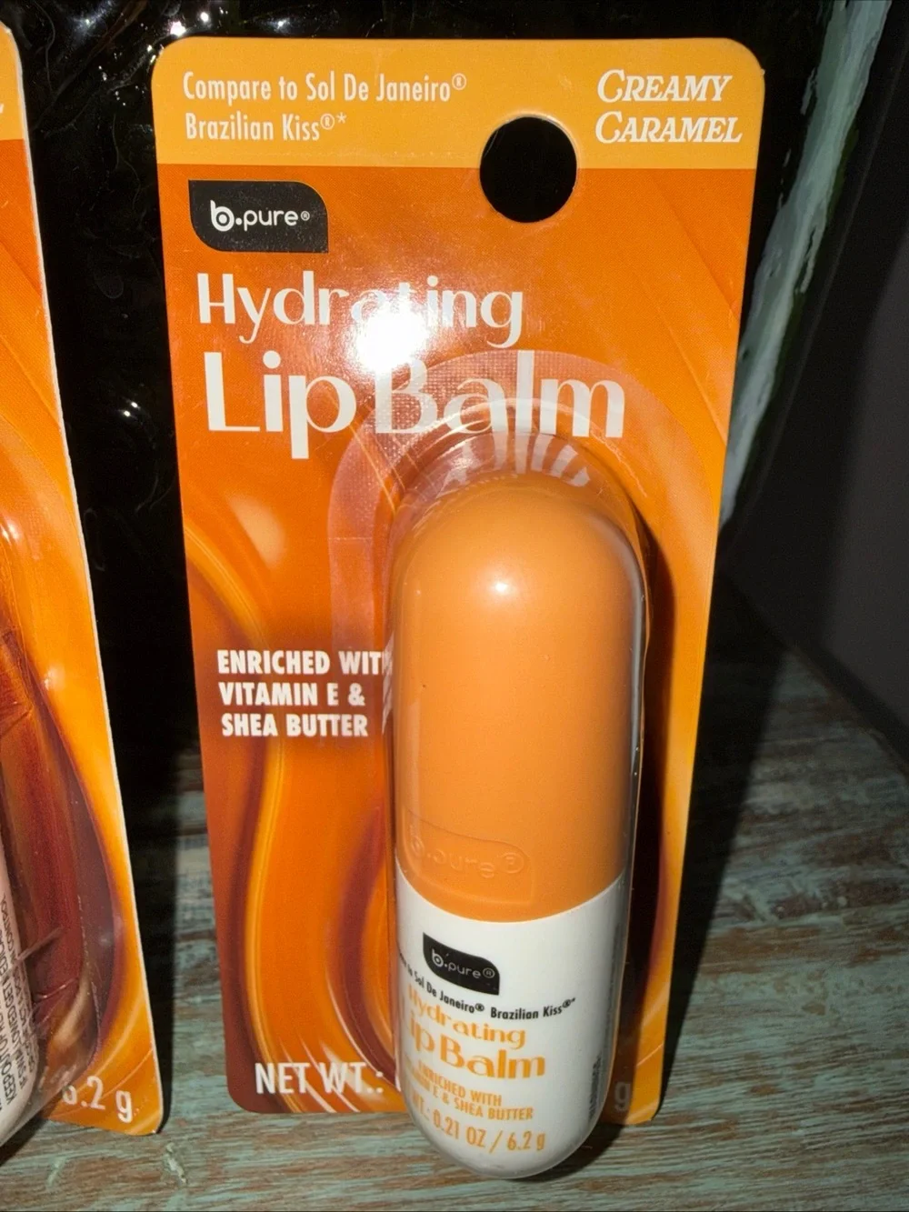 b.pure Hydrating Lip Balm - Creamy Caramel